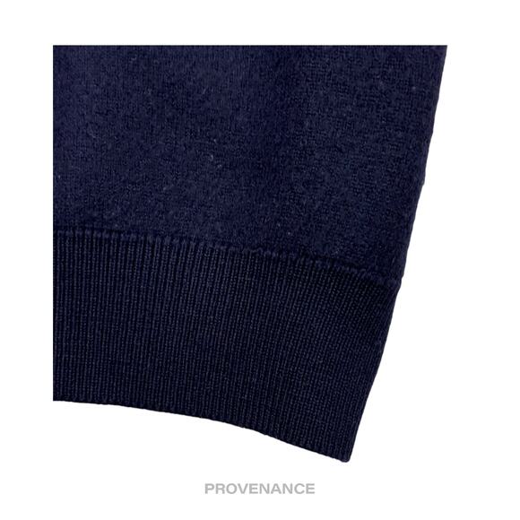 🔴 Balenciaga Crewneck Wool Sweatshirt - Deep Navy M - Picture 9 of 10